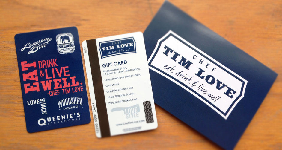 Tim Love Restaurants Gift Card