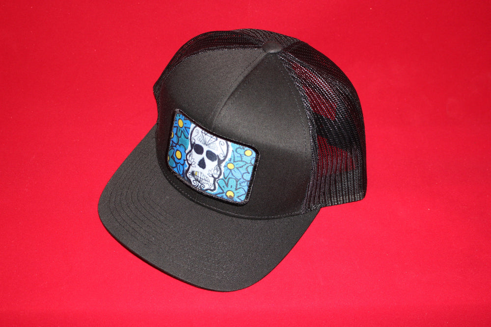 Snapback Skull Patch Hat - Woodshed Wall