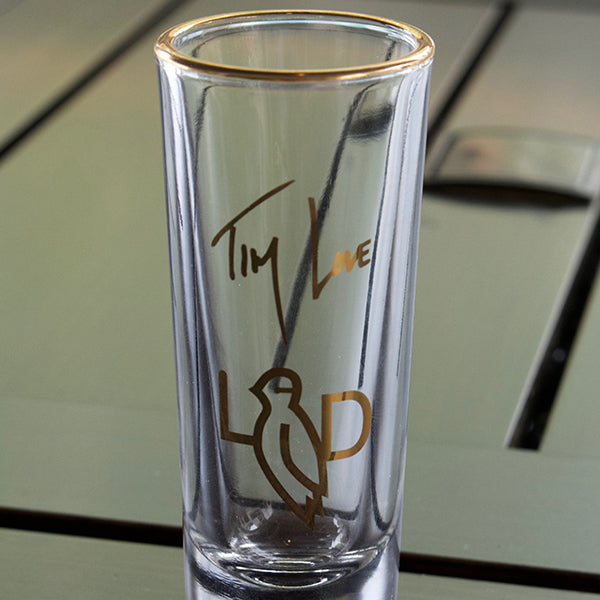 Lonesome Dove Autographed Shot Glass
